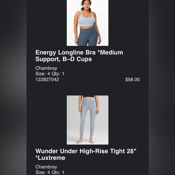 FINaL Price! Lululemon Light Blue Leggings - xs - Picture 5 of 5